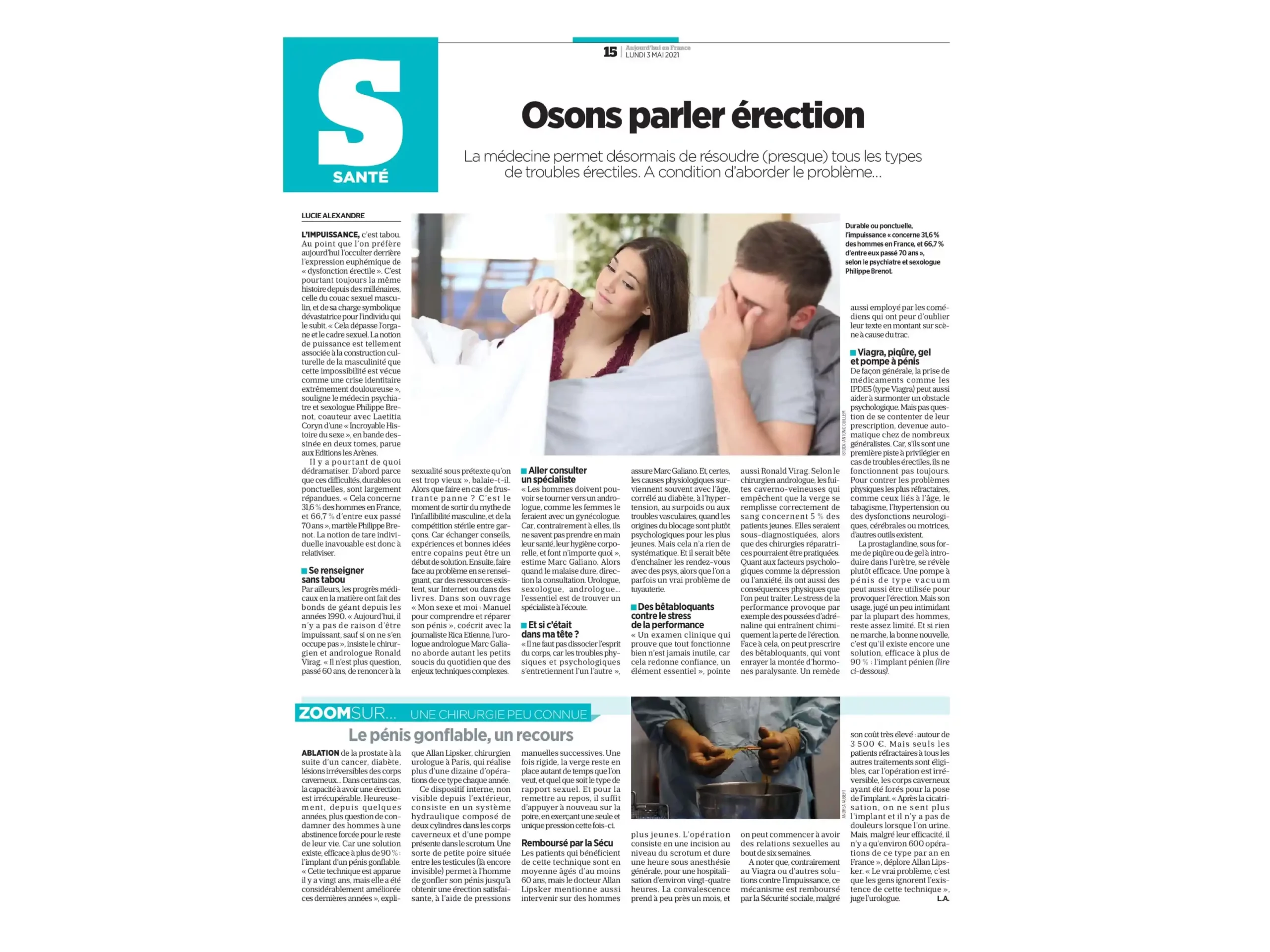 leparisien article osons parler erection 1 leparisien article osons parler erection 1