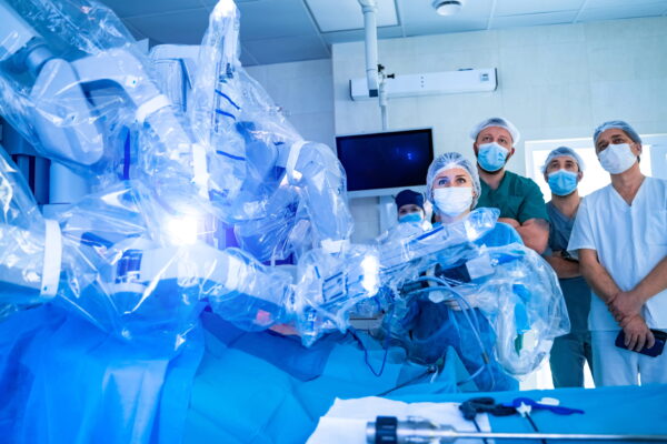 opération chirurgical robot assistée d'une hyperplasie bénine de la prostate