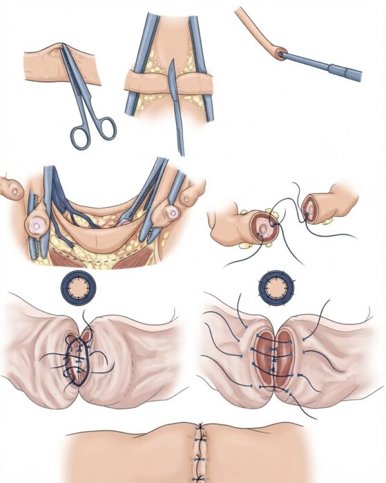 Les différentes étapes de la vasovasostomie