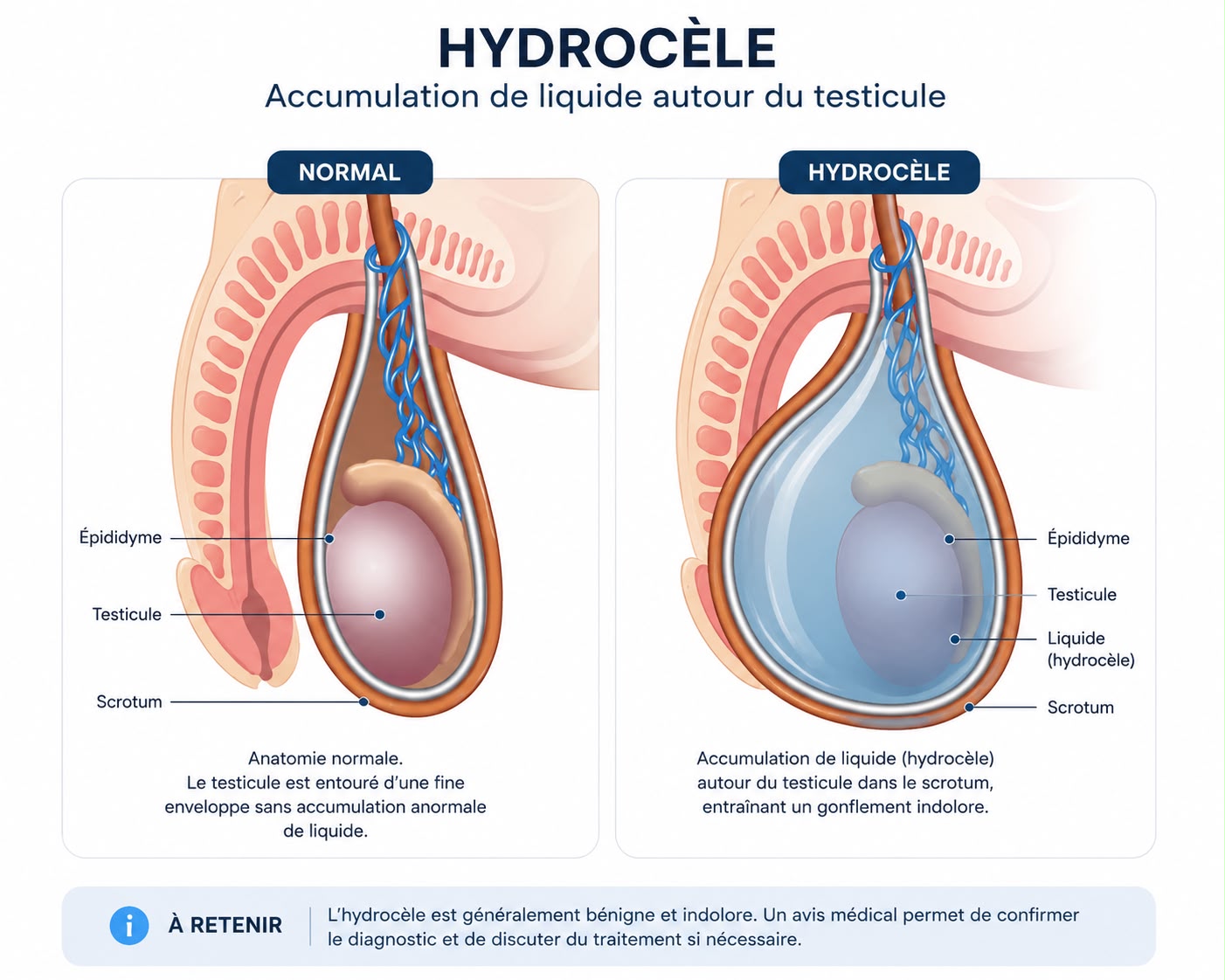 illustrations hydrocèle